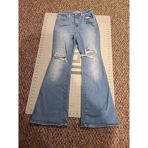 Levi’s 726 Flare Bottom Womens Size 28 Blue Denim Jeans